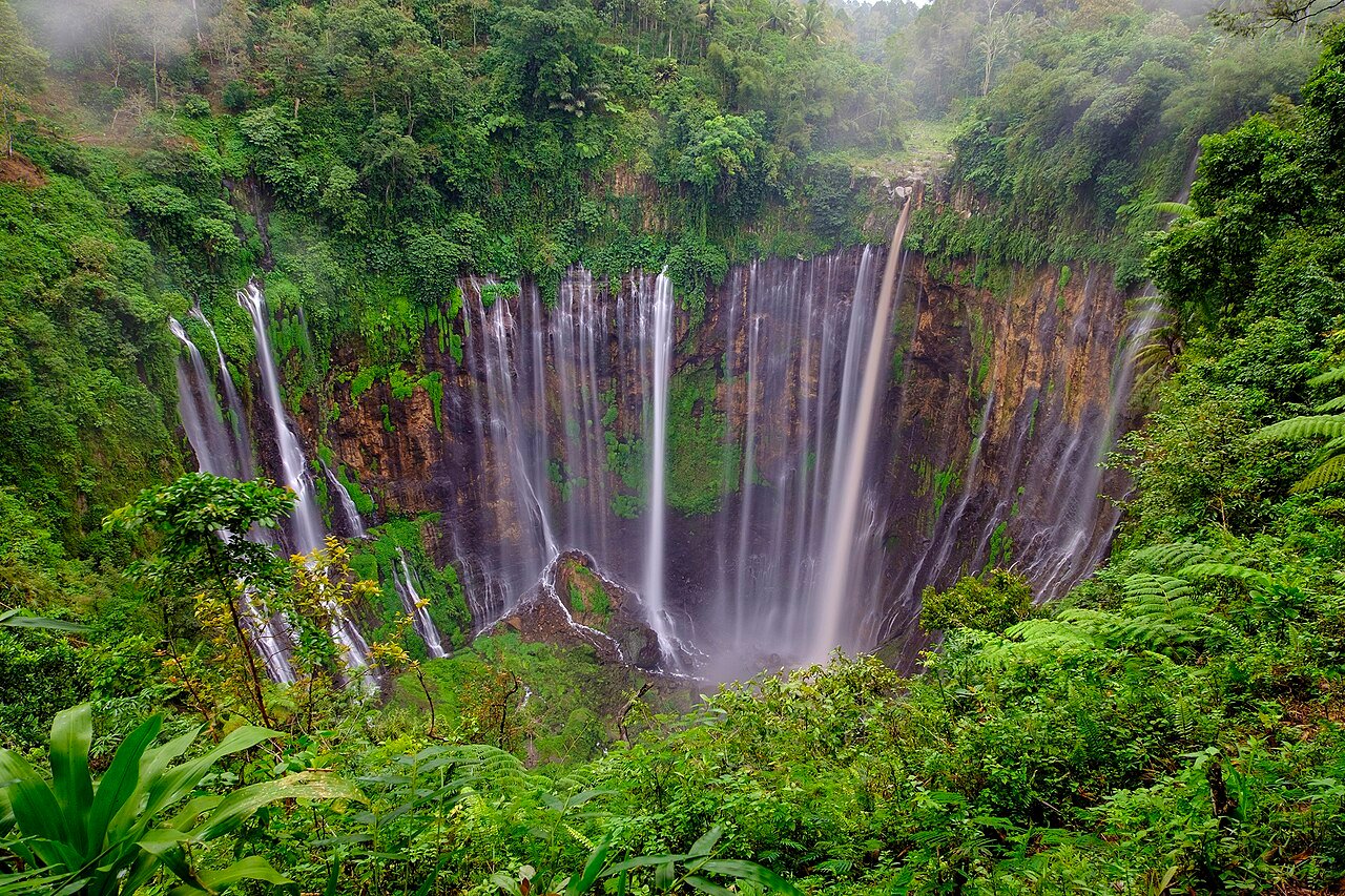 Chutes d'eau de Tumpak Sewu – HarfiBimantara, CC BY-SA 4.0, via Wikimedia Commons